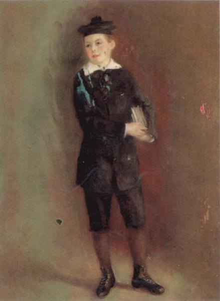 Pierre Renoir The Schoolboy(Andre Berard) Germany oil painting art